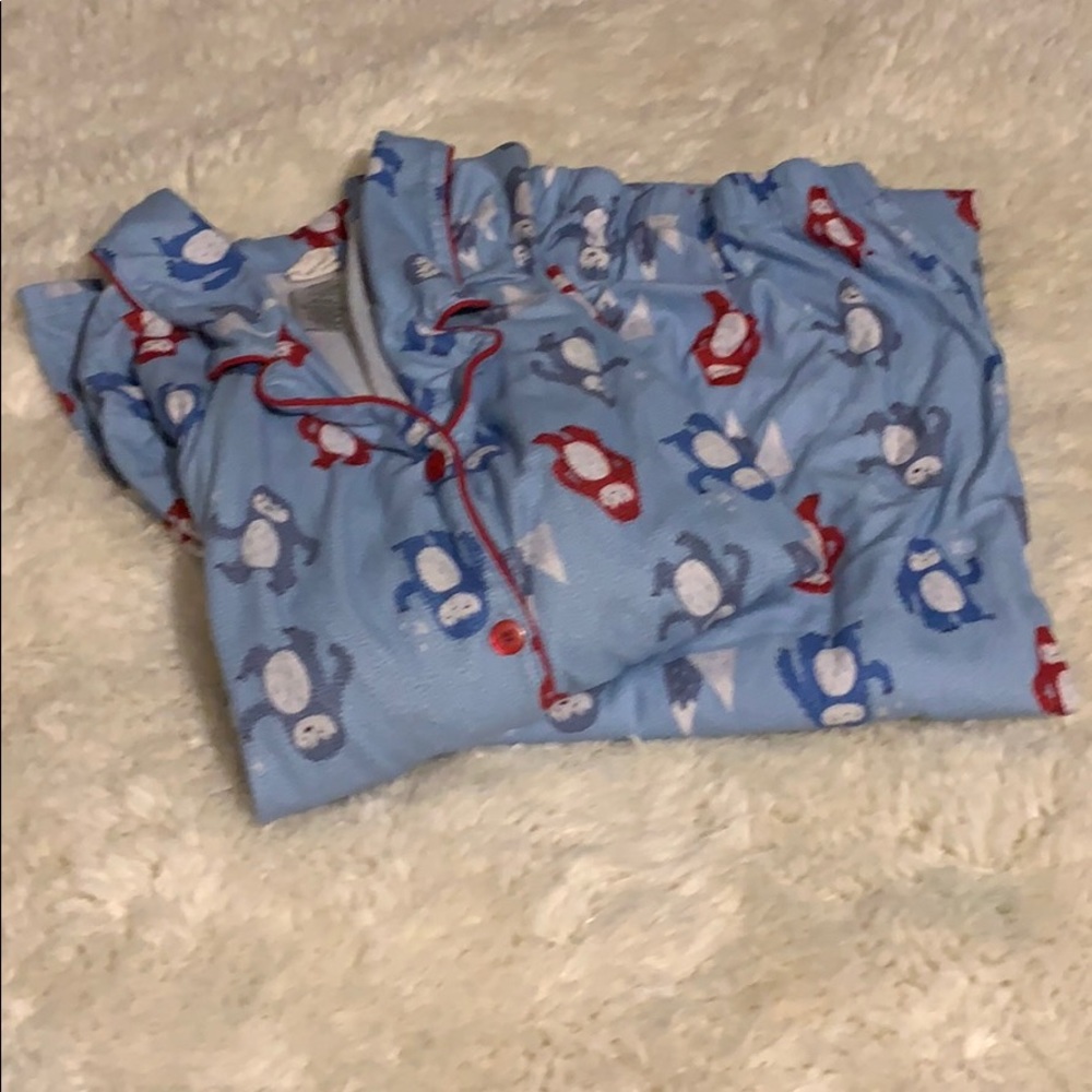 Toast and Jammies winter abominable snowman pj’s